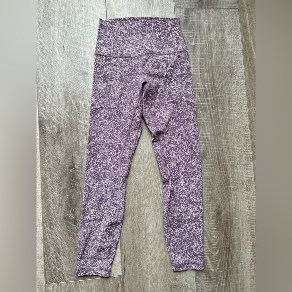Lululemon Align Pant II *25" in Arabesque Antoinette Smoky Quartz Size 4